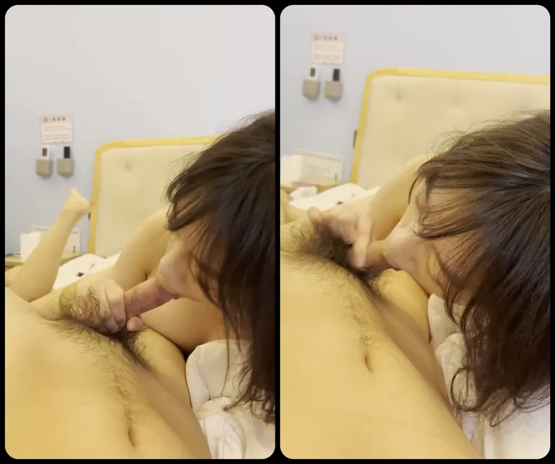 Tình nhân ngoan bú láp dương vật bự của anh