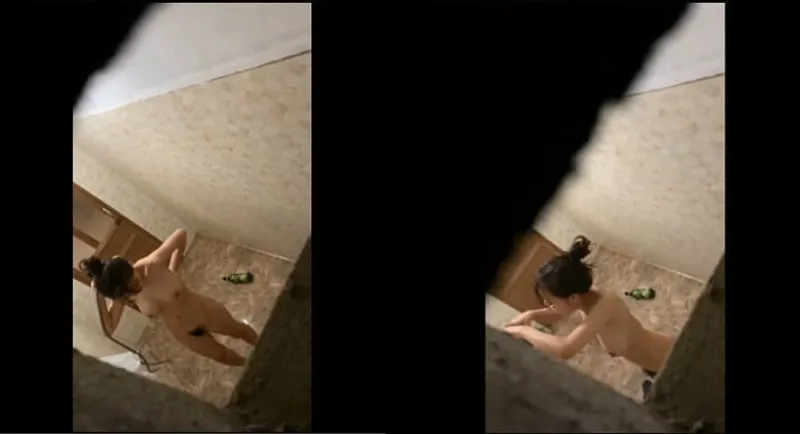 Quay lén nữ sinh vú to tắm