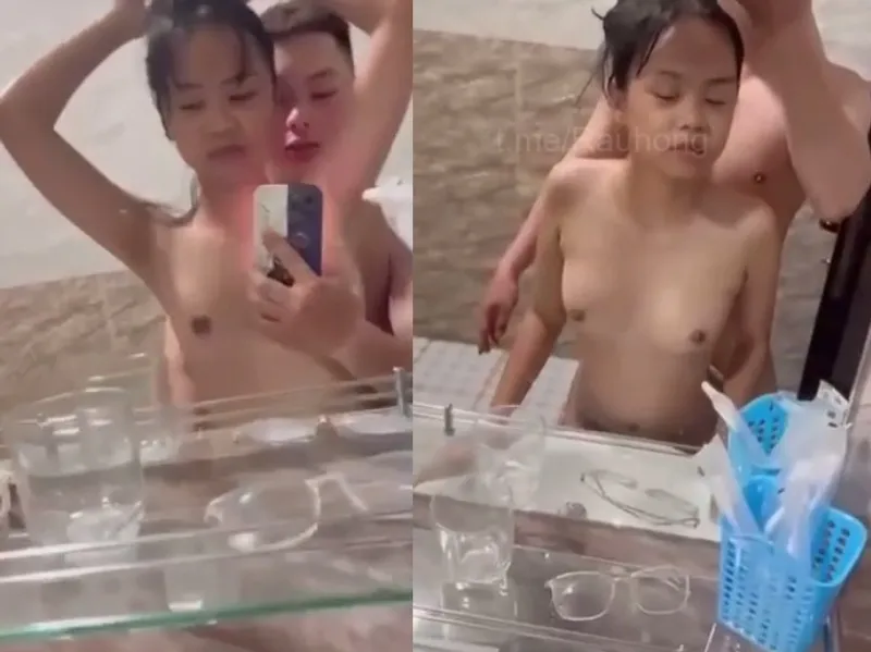 Nhỏ nhắn em cùng anh yêu xxx trước gương quay kỉ niệm